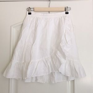 Summer Skirt White Linen